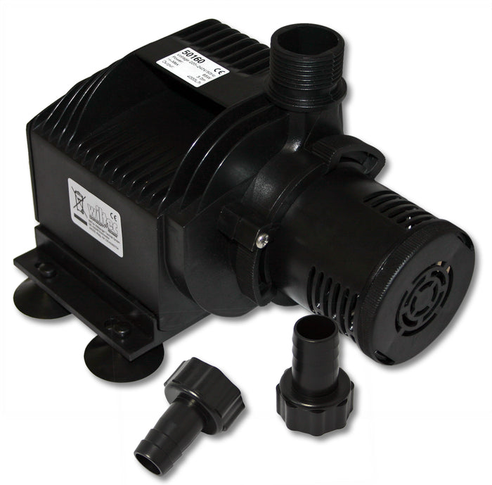 Set per laghetti da 6000l Filtro a pressione Chiarificatore UVC da 11W Tubo 25m Pompa 65W