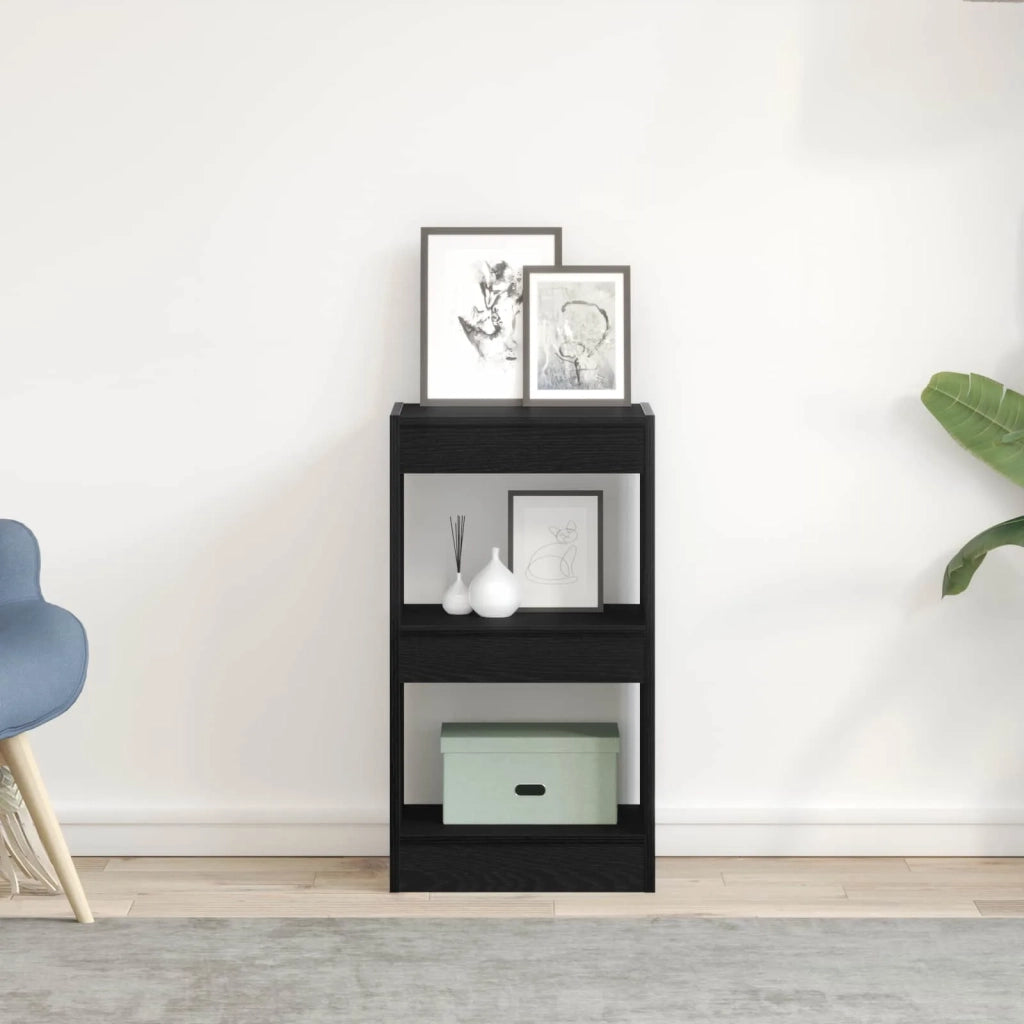 Armadio per Libri Rovere Nero 40 x 30 x 71,5 cm 862718