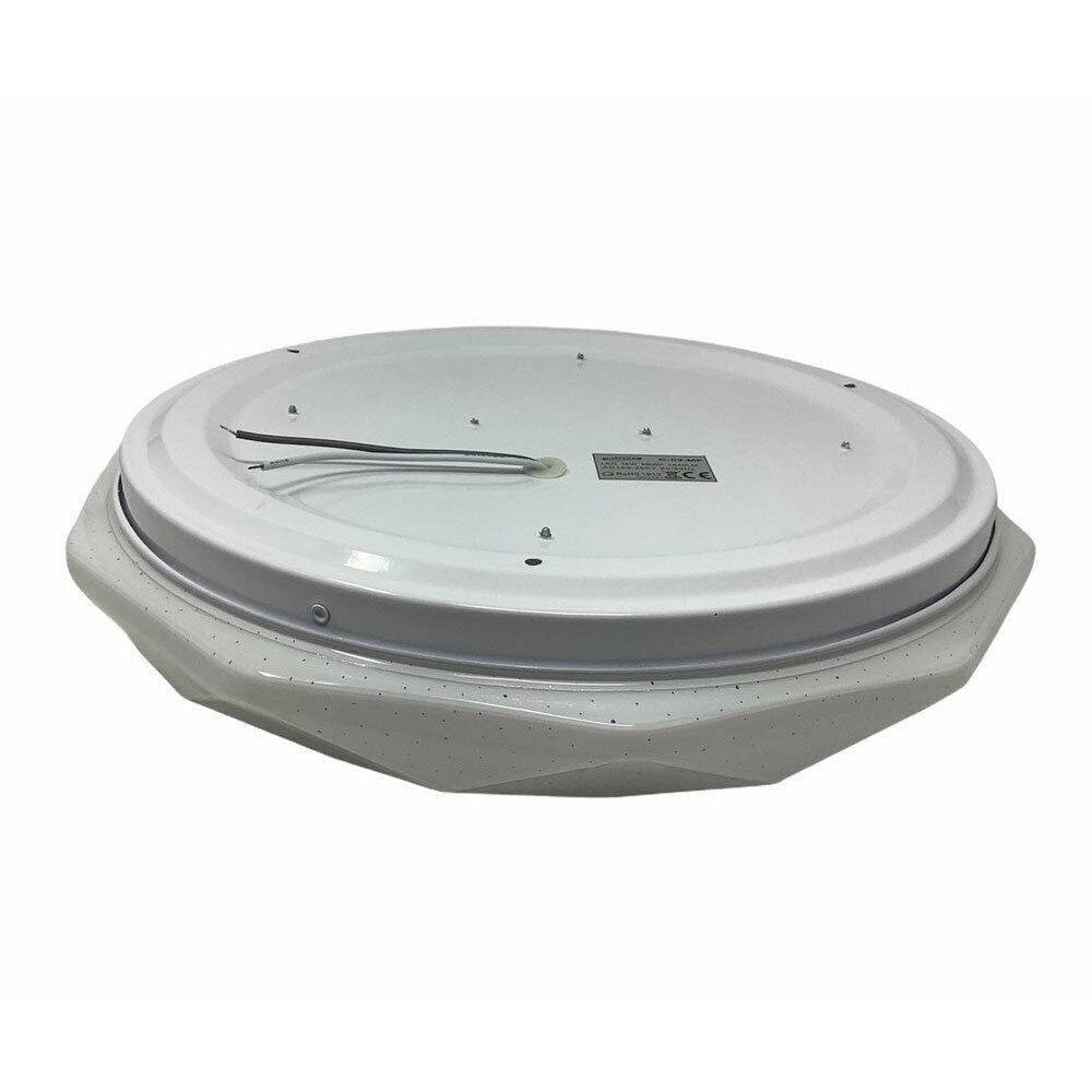 Trade Shop - Plafoniera Soffitto Lavorata 24 Watt 48led Moderno Luce 3000k 4000k 6500k C-0 -