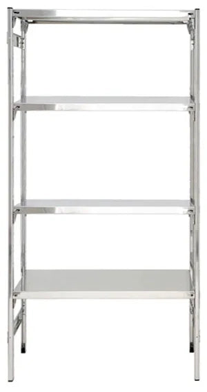 Scaffale in acciaio inox per industria alimentare, cucine, ristoranti cm. 70x50x180h