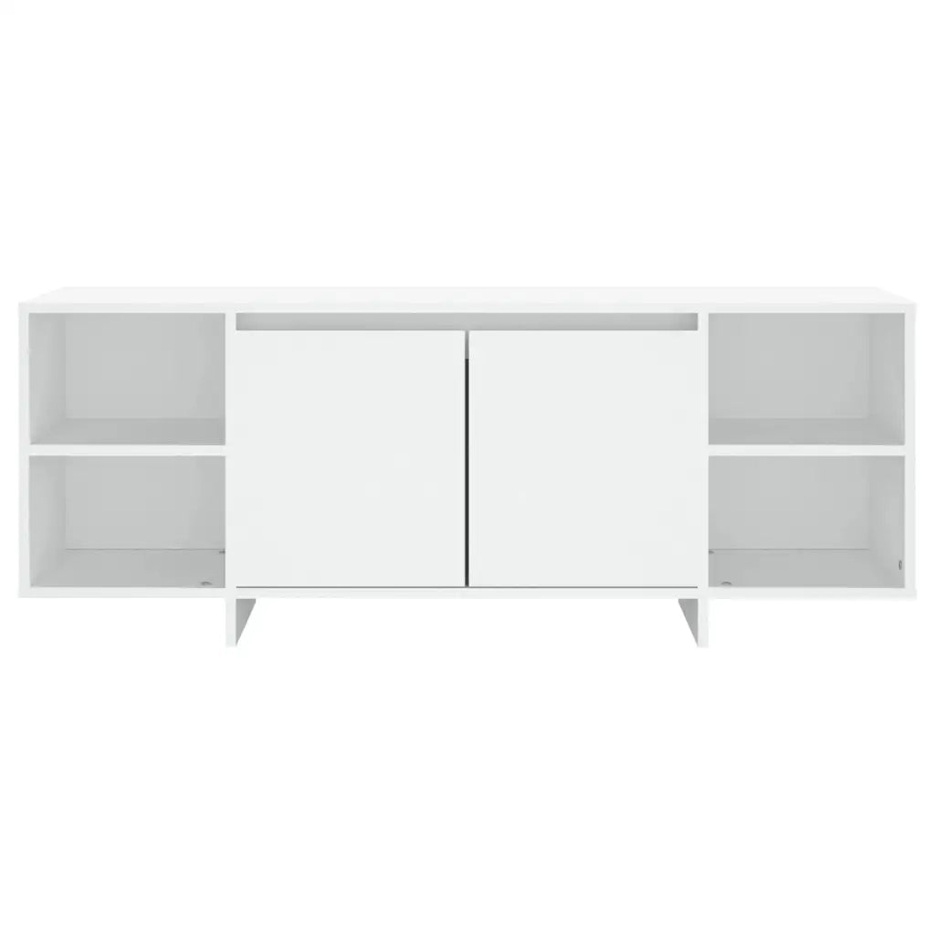 Mobile Porta TV-Mobile per TV-Credenza TV Bianco 130x35x50 cm in Truciolato