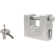 LUCCHETTO ANTISCASSO SSU-84UK ILSA - ACCIAIO CARBONITRURATO CROMATO CHIAVI 3 MM 84 KA2- 6 pezzi
