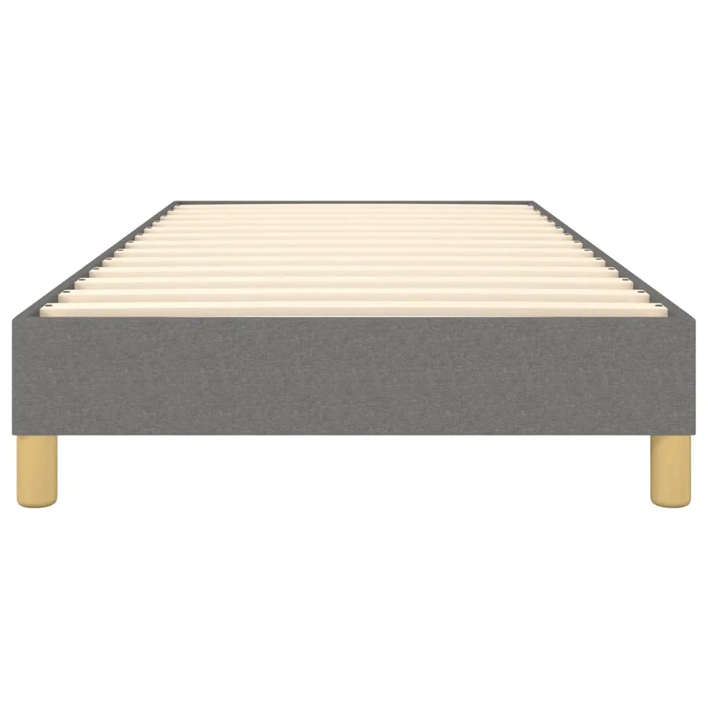 Struttura Letto a Rete a Molle Grigio Scuro 90x200 cm Tessuto 3120583