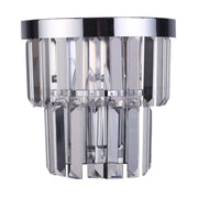 Applique Vetro 1 luce E14 cristallo cromo trasparente