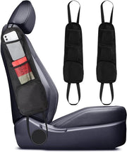 Due pezzi di Organizzatore per auto con più compartimenti Borsa multifunzionale pieghevole da appendere Organizzatore per sedile laterale di auto
