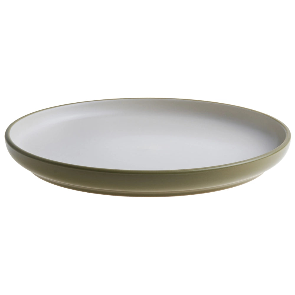 Servizio da tavola 16 pezzi in gres beige e blu elegante per cucina e sala da pranzo con finitura smaltata colorata per 4 persone