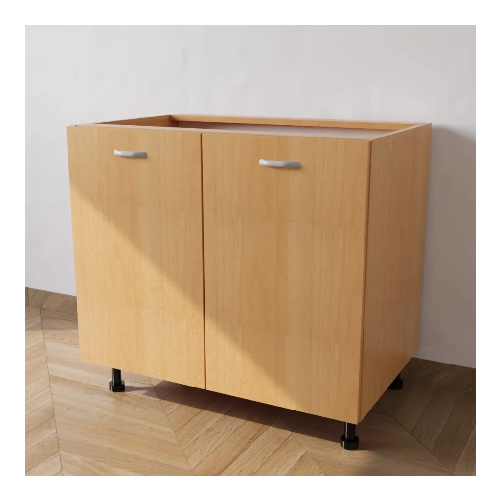 Calandrelli Base Cucina 80 con 2 ante  L 80 P 55,5 H 72 cm Faggio
