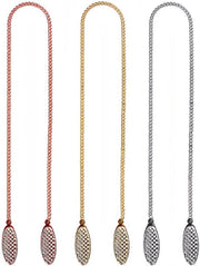 Servethouder con metalliche clip per serviette - Design elegante - Adatto per anziani, bambini e adulti - Set da 3 pezzi
