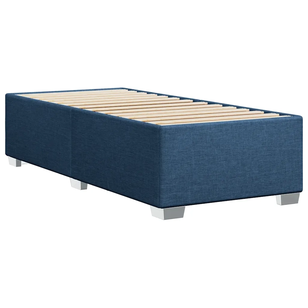 vidaXL Giroletto senza Materasso Blu 80x200 cm in Tessuto