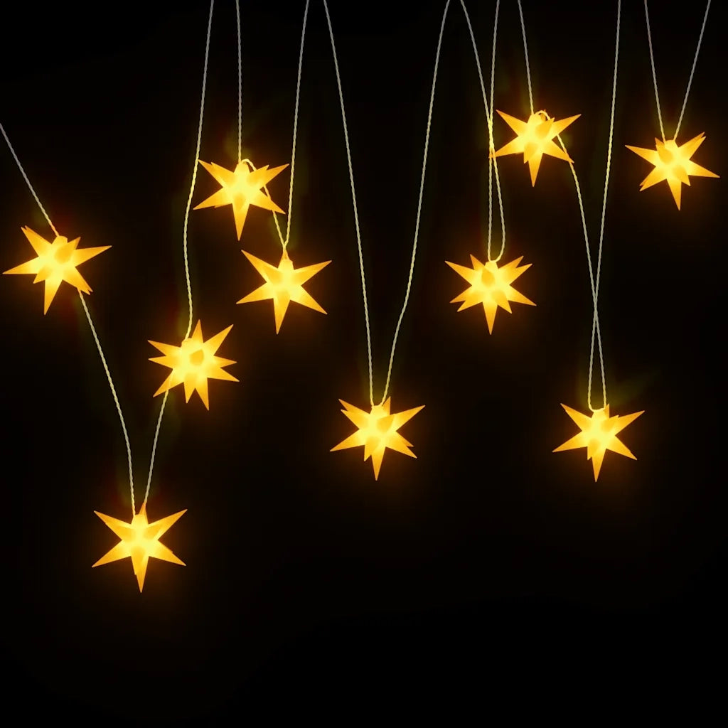 Luci di Natale 10 LED Gialle 10 cm
