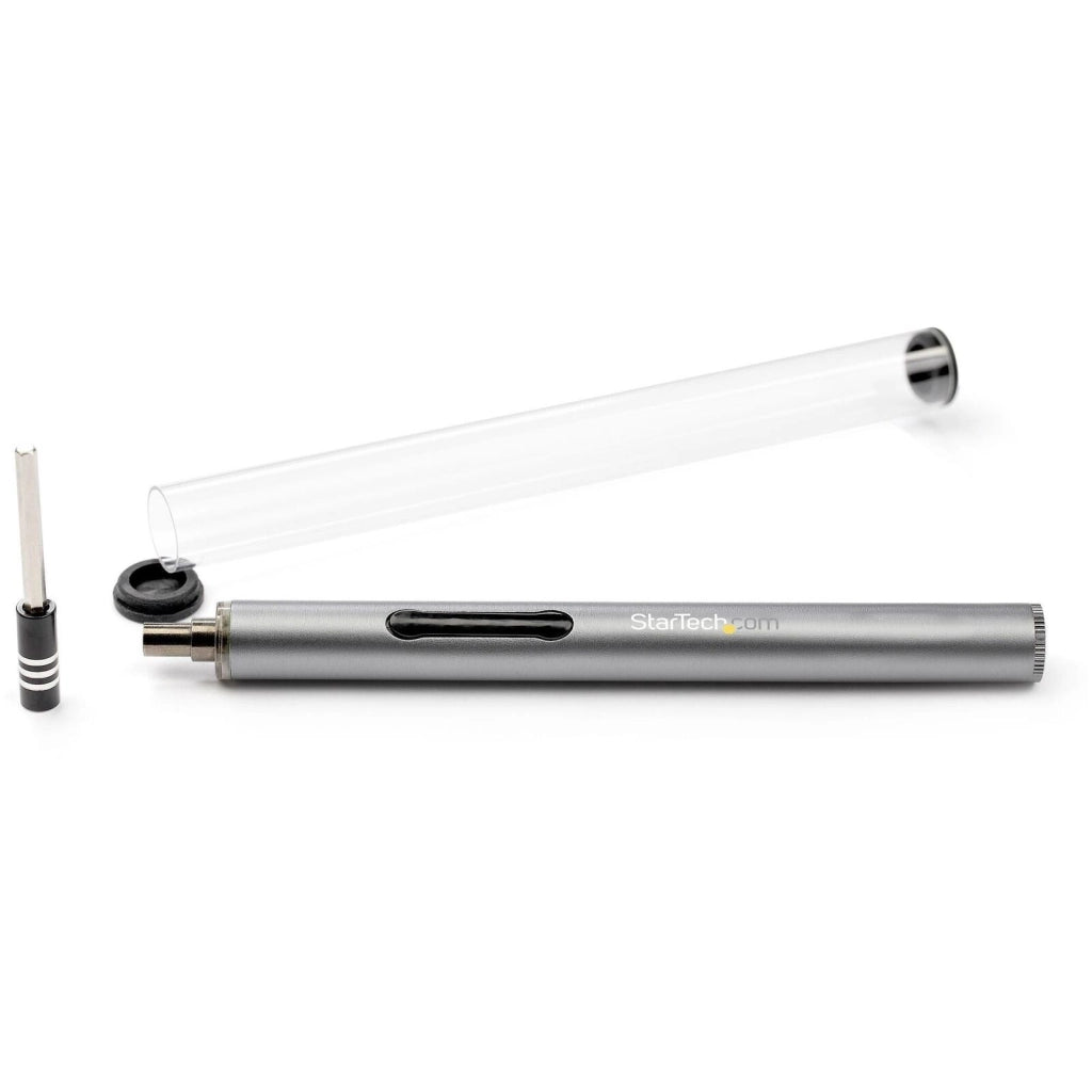 StarTech.com Set di cacciaviti elettrici di precisione 55 punte - Kit di cacciaviti a batteria portatile/mini per riparazioni di elettronica - magnetico - senza filo (CTK20PCEDRIVE)