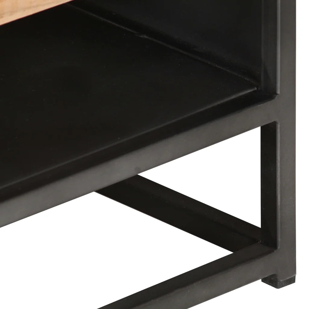 Tavolino da Salotto 90x50x35 cm in Massello di Acacia 323526