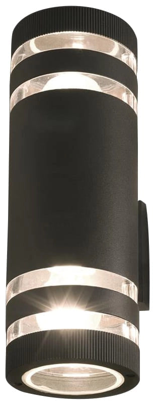 Applique esterna Nowodvorski Sierra II nera 2xE27 IP54