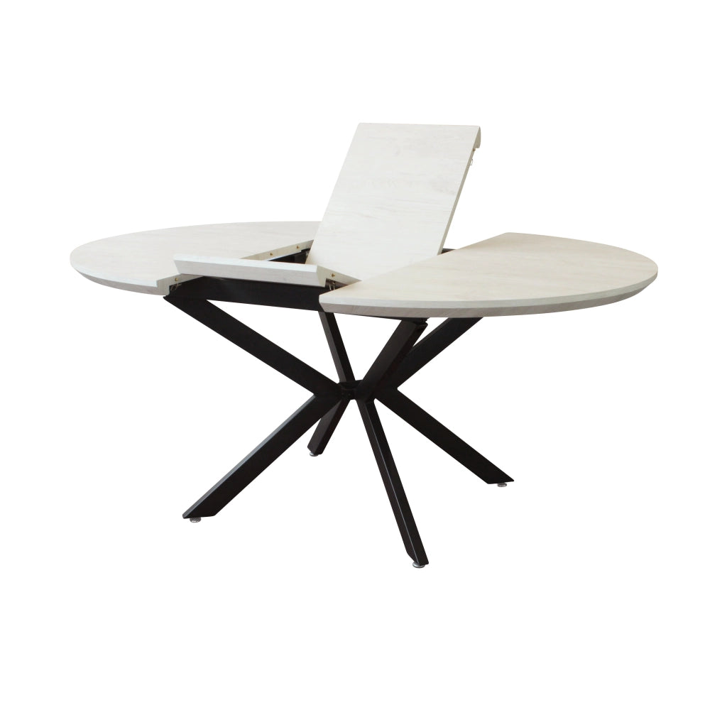Tavolo da pranzo rotondo allungabile 120/160x120 - VESTA