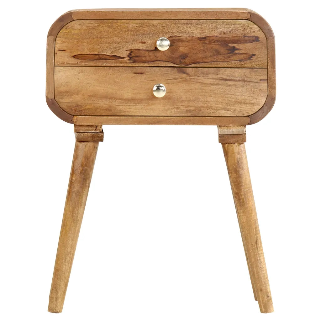 Comodino 40x30x58 cm in Legno Massello di Mango 285851
