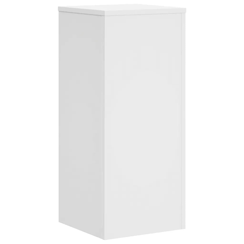 Supporti per Piante 2 pz Bianchi 30x30x70 cm Legno Multistrato