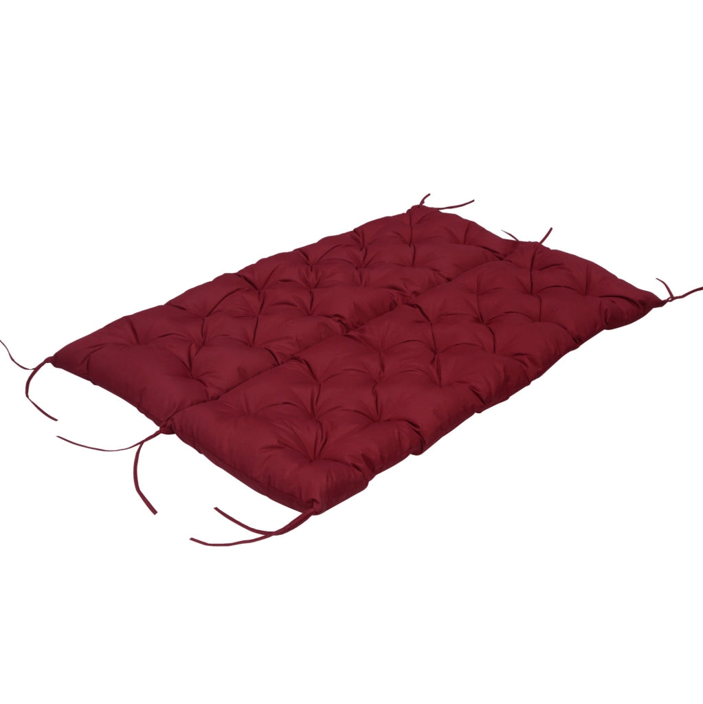 Cuscino per panca 150 x 98 x 8 cm rosso