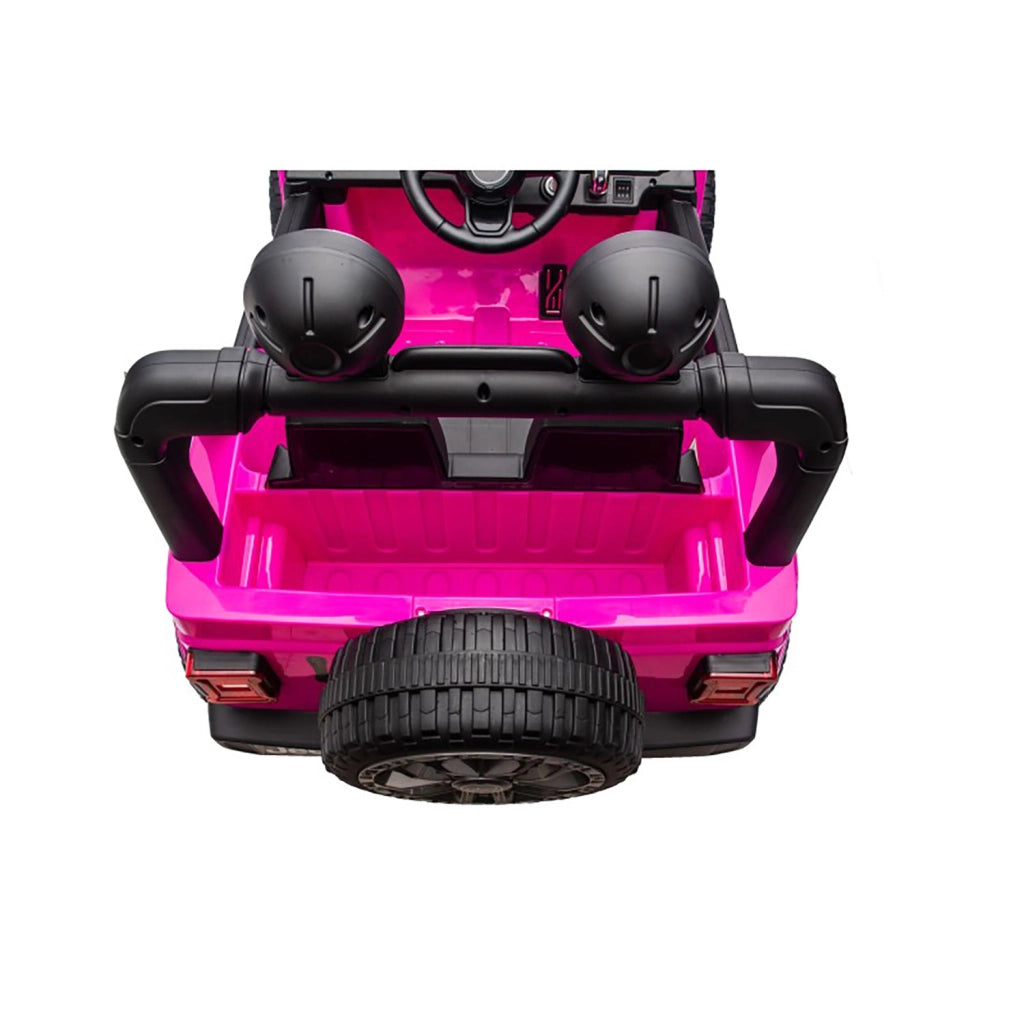 Macchina Elettrica per Bambini Jeep Wrangler Rubicon 12V con Telecomando Rosa