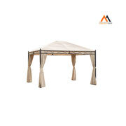 GAZEBO 'FIJI' mt 3 x 4 x h. 2,65 - telo col. ecru