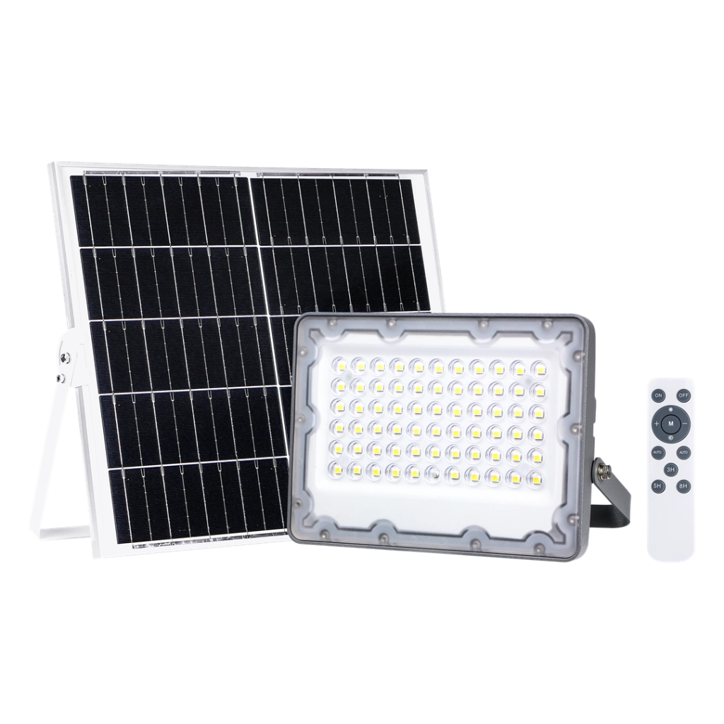 Faro LED solare Fokus 60W telecomando IP65 EKO9091