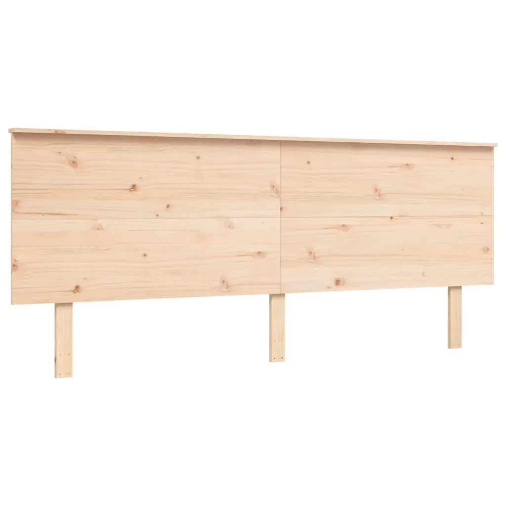 vidaXL Letto per Anziani con Testiera 200x200 cm in Legno Massello