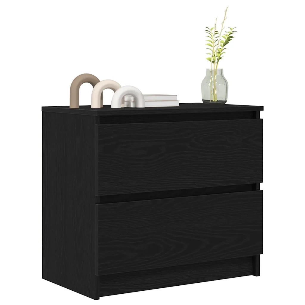 Mobile Porta TV Nero 60x35x54 cm in Legno Multistrato