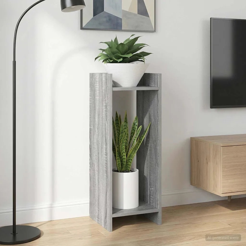 Supporto per piante 2 pcs Sonoma grigia 30 x 30 x 80 cm 899589