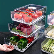 Contenitori di conservazione Frutta e Verdura Piatto di carico filtro Conservazione alimenti Frigorifero cucina Senza BPA (2 carichi grandi)