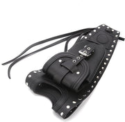 Tappetino di protezione per serbatoio carburante nero in pelle per XLX1000 XL1200X XLH883 - Pouch di copertura per serbatoio carburante di motocicletta.