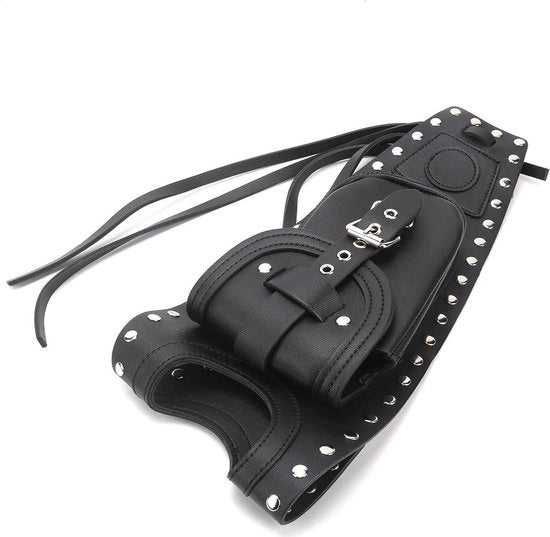Tappetino di protezione per serbatoio carburante nero in pelle per XLX1000 XL1200X XLH883 - Pouch di copertura per serbatoio carburante di motocicletta.