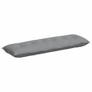 Cuscino per Schiena | Cuscino dorsale Grigio chiaro 160 x 19 x 50 cm Tessuto