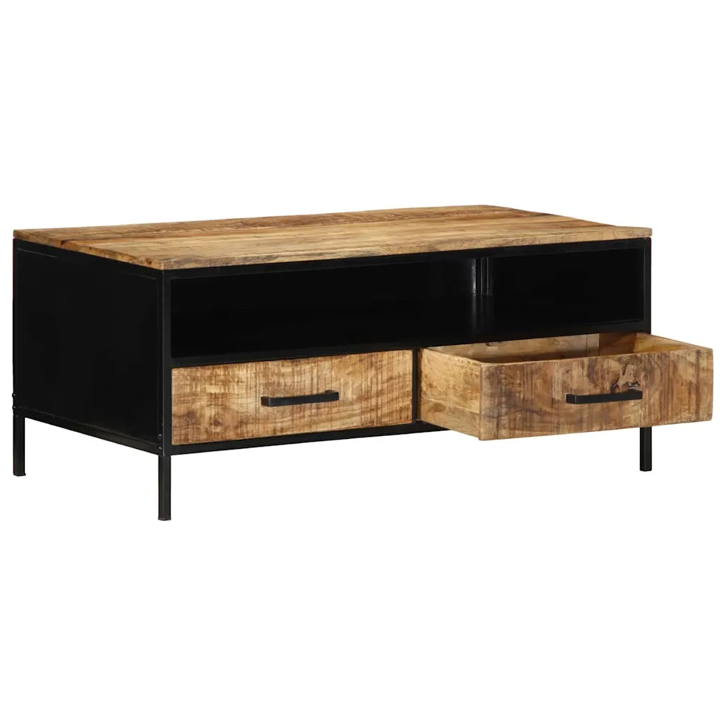 Tavolino da Salotto con Cassetto-Tavolino da soggiorno-Tavolo Marrone 90 x 50 x 40 cm 830786