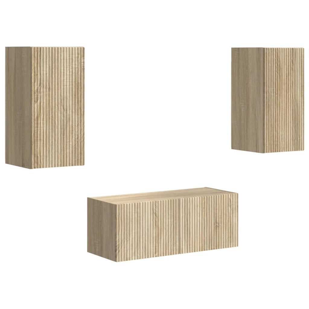 Set mobile TV 6 pcs Rovere Sonoma Legno multistrato 3409062