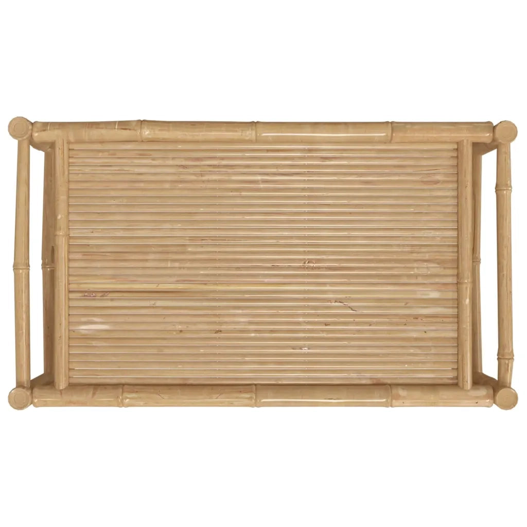 Tavolino da Giardino-Tavolo da esterno 100x55x33 cm in Bamb¨´