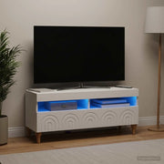 Mobile TV LED Bianco Legno ingegnerizzato 896325