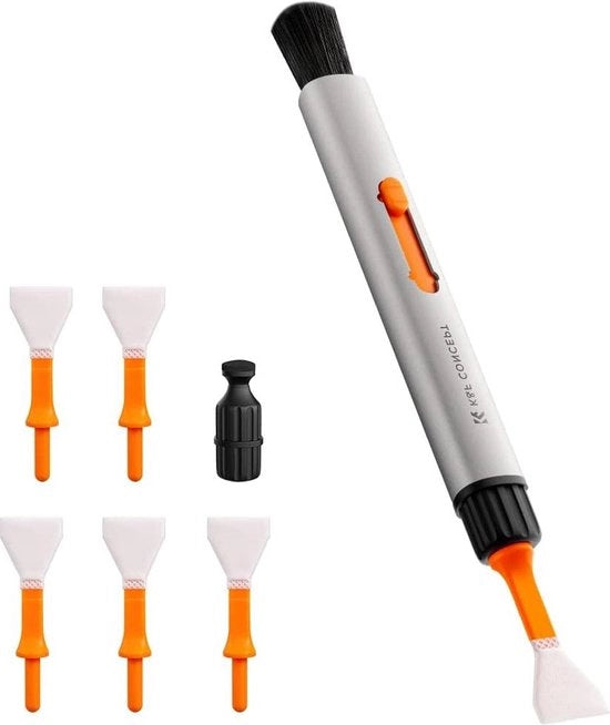 Set di pulizia lenti - 9-in-1 lenti per fotocamera DSLR - filtro per drone - stuzzo di pulizia in alluminio 6 pezzi per APS-C