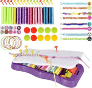Set di bracciali di amicizia per bambini - pacchetto di confezione per bracciali DIY - crea bracciali per bambini - bracciali di amicizia per bambini con nodi - 6-12 anni.