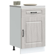 Base da Cucina Kalmar Grigio Sonoma in Legno Multistrato 853483