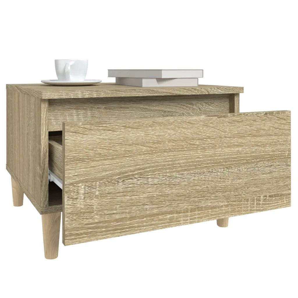 Tavolino | Tavolo laterale Rovere Sonoma 50x46x35 cm in Legno Multistrato