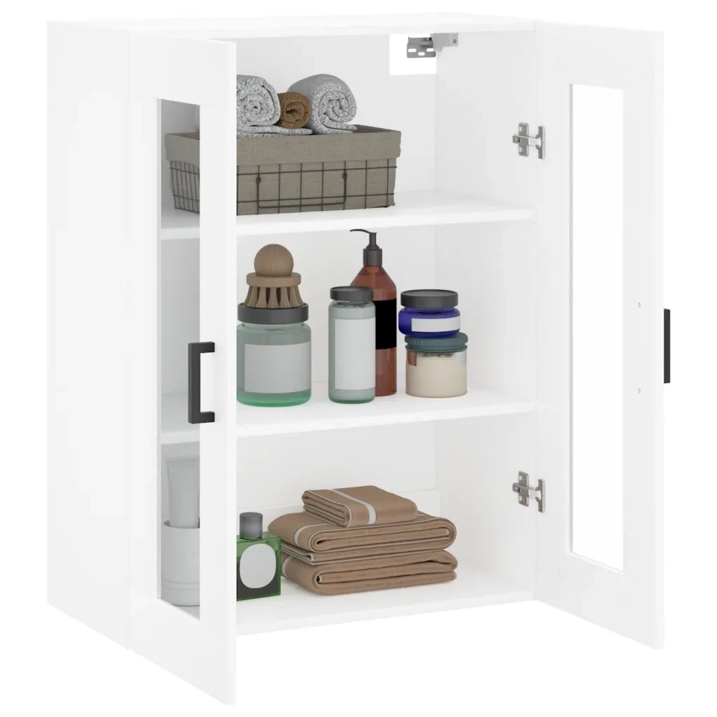 Mobile a Parete Bianco 69,5x34x90 cm 828476