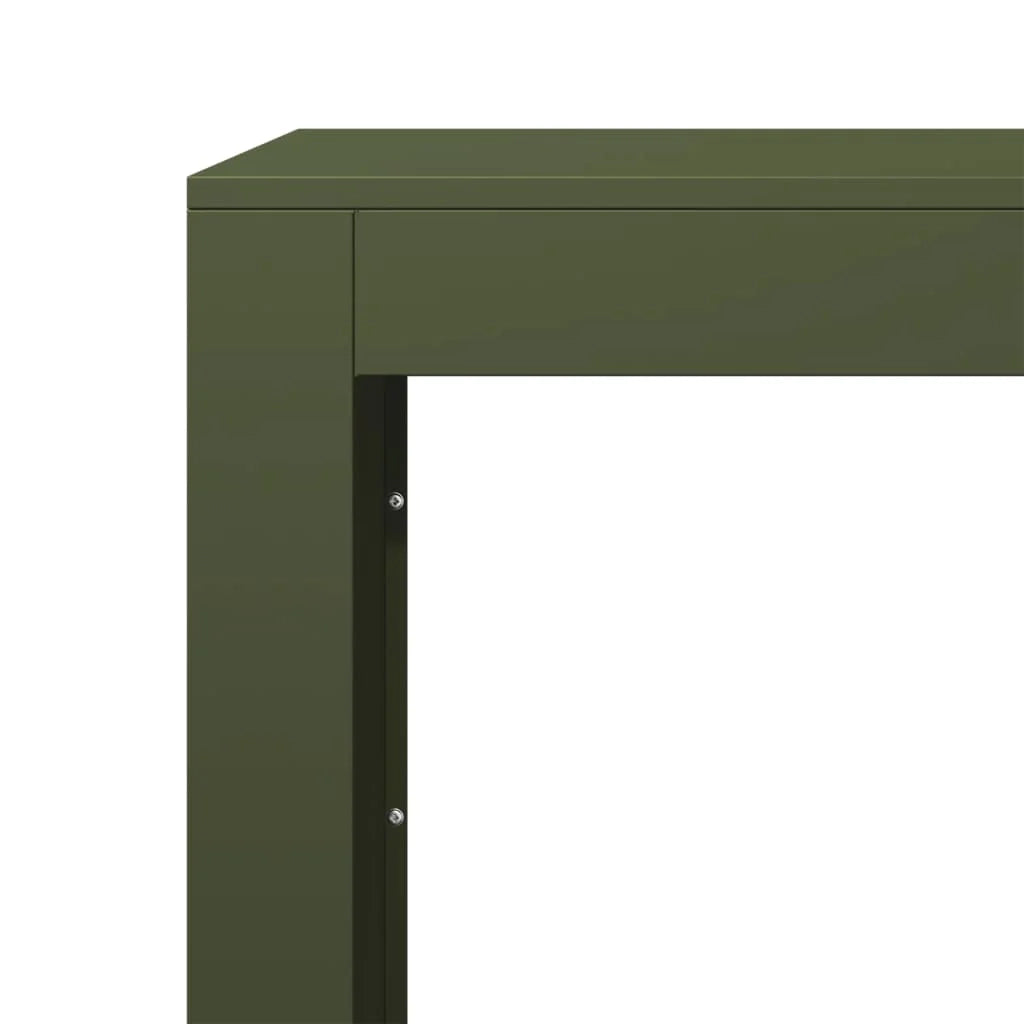 Portalegna 60 x 40 x 80 cm acciaio verde 02_0043735