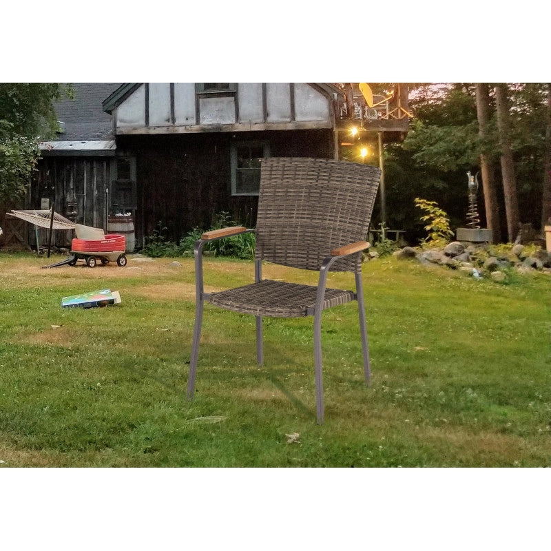Sedia da pranzo SINTRA Dining Alu Rattan - HARTMAN