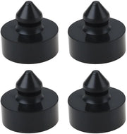 Freno di sospensione in gomma - 4x Stopper per sellino di motocicletta - Gomma resistente - Ammortizzazione vibrazioni - Diametro esterno 20 mm - Altezza 18 mm - Foro di montaggio 8 mm/9,5 mm - Buffer di sellino