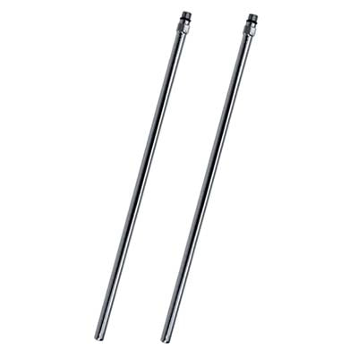 CANNA RAME CROMATO - MM 10X1 CM 35- 2 pezzi