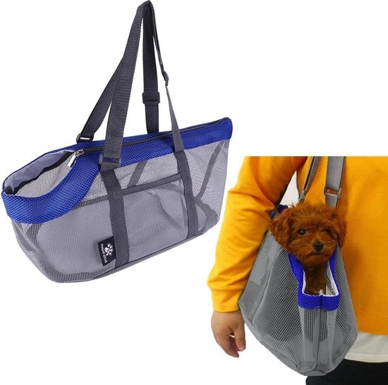 Carriera per animali domestici - borsa respirante per portare a spalla - borsa per portare a spalla regolabile per piccoli cani e gatti