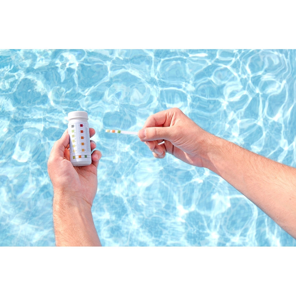 Trade Shop - Kit Completo Per Cura Manutenzione Accessori Pulizia Piscine Fuori Terra Fino A 396cm 58794 -