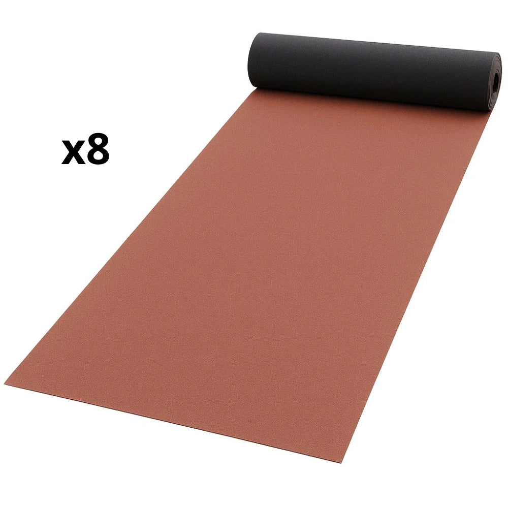 Guaina ardesiata rossa casasciutta impermeabilizzazione terrazze 8 rotoli 1x10 m