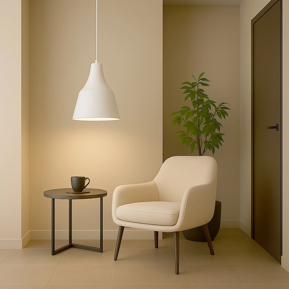 Trade Shop - Lampadario A Sospensione Da Soffitto Moderno Con Paralume A Cupola Con Attacco E27 B46 -