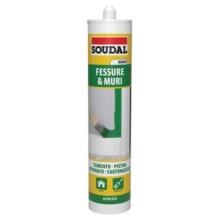 SILICONE ACRILICO SOUDAL 300 ml - Grigio - SOUDAL