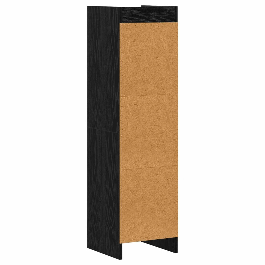 Libreria Rovere Nero 30 x 30 x 111 cm Legno ingegnerizzato 8011276